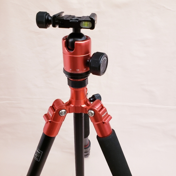 Fotopro C4i Camera Tripod In Red - Picture 2 of 15